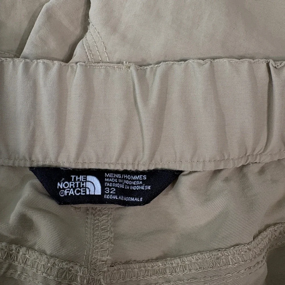 The North Face Pants Mens 32 Tan Paramount Peak Hiking Zip Off Legs Belted Gorp